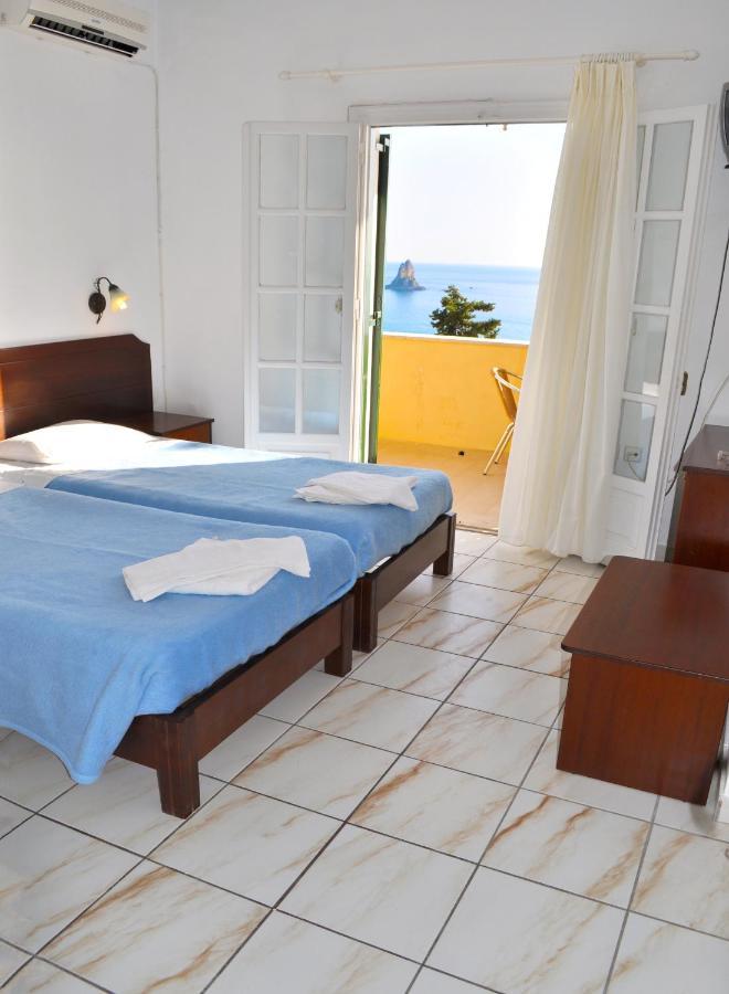 Holiday Apartments Maria With Pool And Panorama View - Agios Gordios Beach Luaran gambar