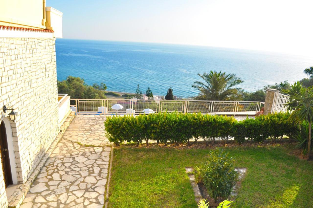 Holiday Apartments Maria With Pool And Panorama View - Agios Gordios Beach Luaran gambar