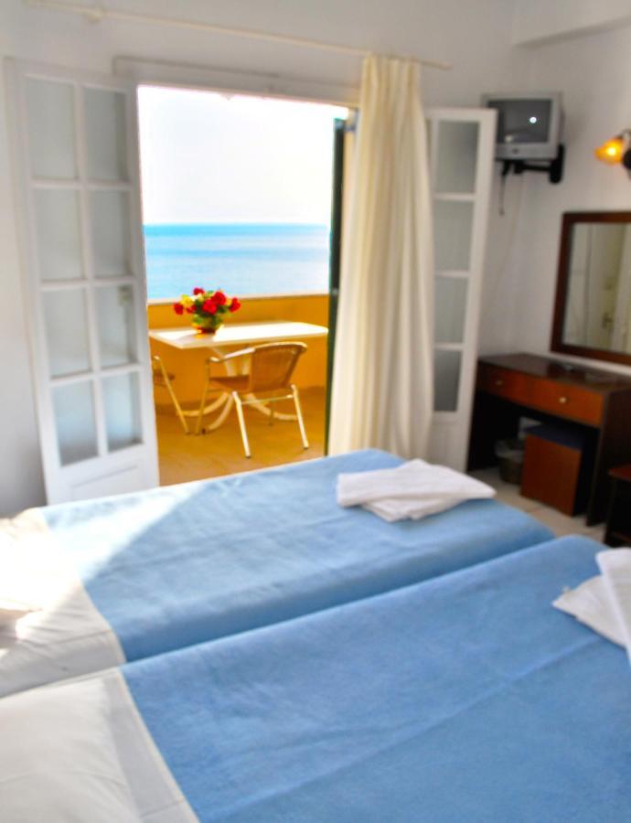 Holiday Apartments Maria With Pool And Panorama View - Agios Gordios Beach Luaran gambar